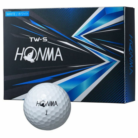 Honma Golf TOUR WORLD TW-S 2021 Model Golf Balls White 1 Dozen (12 Balls)