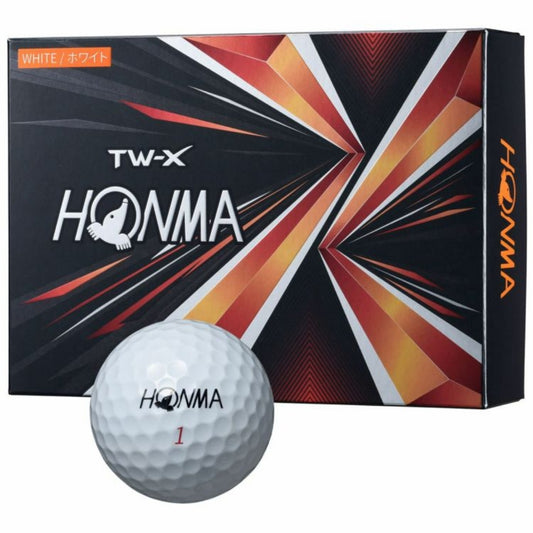 Honma Golf TOUR WORLD TW-X 2021 Model Golf Balls White 1 Dozen (12 Balls)