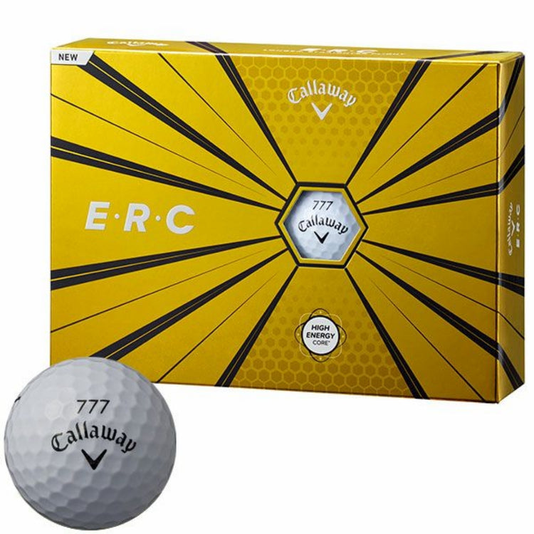 Callaway E.R.C. Golf Balls 2019 Model White 1 Dozen (12 Balls)