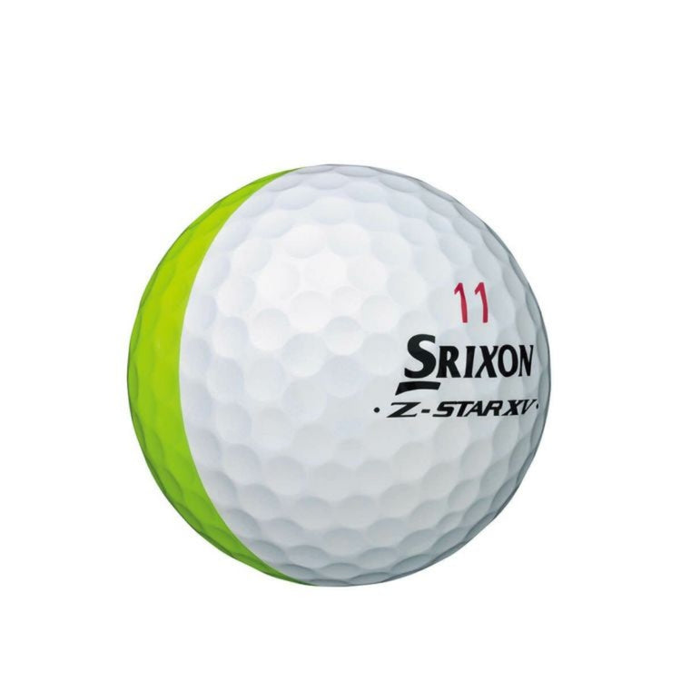 Srixon Z-STAR XV Divide 2023 Model Golf Balls 1 Dozen (12 Balls) Yellow/White