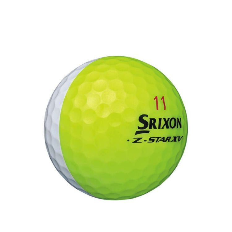 Srixon Z-STAR XV Divide 2023 Model Golf Balls 1 Dozen (12 Balls) Yellow/White