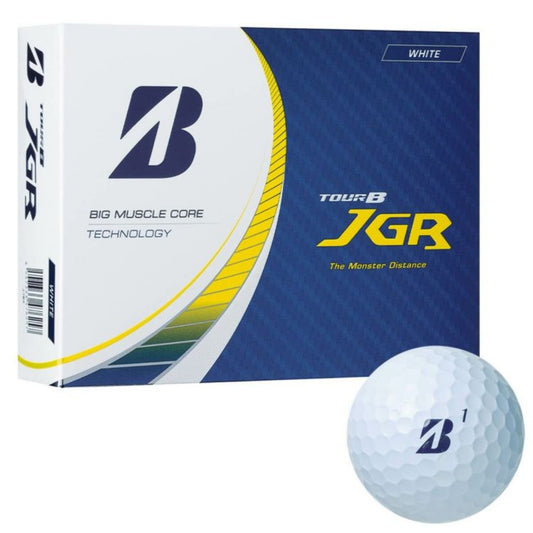 Bridgestone TOUR B JGR 2023 model golf balls, 1 dozen (12 balls) White