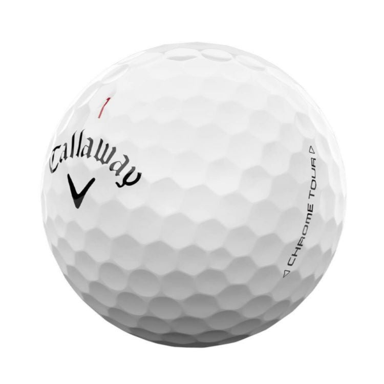 Callaway Chrome Tour 2024 model golf balls, 1 dozen (12 balls) white 