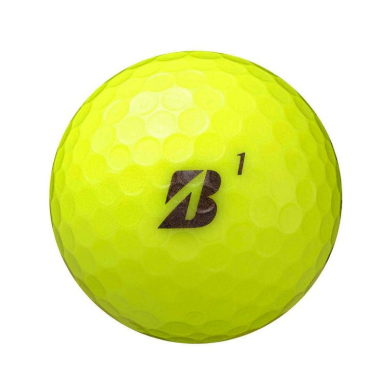 Bridgestone Tour B XS 2024 model golf balls, 1 dozen (12 balls), yellow