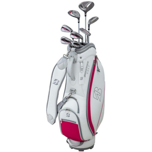 Bridgestone BG-100L Ladies Golf Club Set (8 Clubs + Caddy Bag) Pink 2022