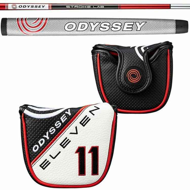 Odyssey ELEVEN S TOUR LINED Eleven S Short Slant Tour Line Ladies Putter STROKELAB Shaft