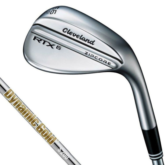 Cleveland RTX 6 ZIPCORE Wedge Tour Satin Finish Dynamic Gold Steel Shaft 2023