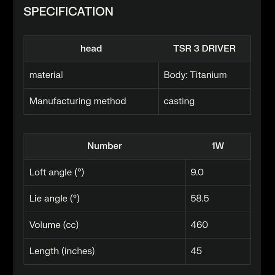 Titleist TSR3 Driver kaufen in der Schweiz bei Gomfrabbit